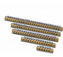 Шина N+PE с 5отв. 4,5мм  12531  ABB