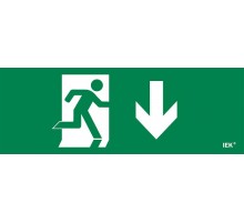 Этикетка самоклеящаяся  280х100мм "Фигура/стр. вниз"   LPC10-1-28-10-FNIZ  IEK