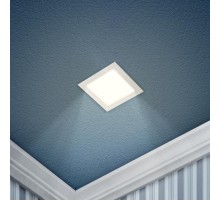 Светильник светодиодный декоративный бытовой LED 2-3-4K квадратный LED 3W 220V 4000K  Б0031158  ЭРА