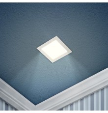 Светильник светодиодный декоративный бытовой LED 2-3-4K квадратный LED 3W 220V 4000K  Б0031158  ЭРА