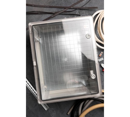 Щит пластиковый с монтажной платой прозрачная дверь (ВхШхГ) 500х400х240мм IP65 PROxima  PBT65MP007  EKF