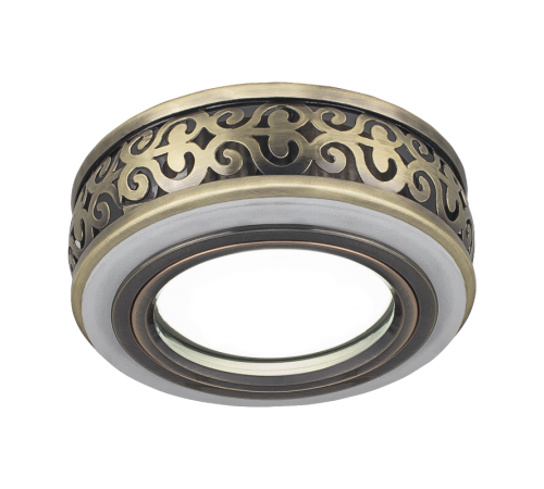 Светильник точечный встраиваемый Backlight BL093 Кругл. Бронза/Белый, Gu5.3, 3W, LED 3000K  BL093  Gauss