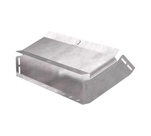 Угол вертикальный внутренний 45 градусов с крышкой Стандарт 500х100   PR16.0597  Промрукав