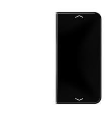 клавиша с символом для 2-клавишного пульта KNX, чёрная, для серии CD  CD402TSAPSW  Jung