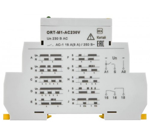 Реле времени ORT многофункциональное 1 конт. 230 В AС   ORT-M1-AC230V  IEK