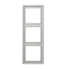 Рамка для вертикальной и горизонтальной установки, 3 поста; дюропласт; светло-серый; LS990  LS983LG  Jung