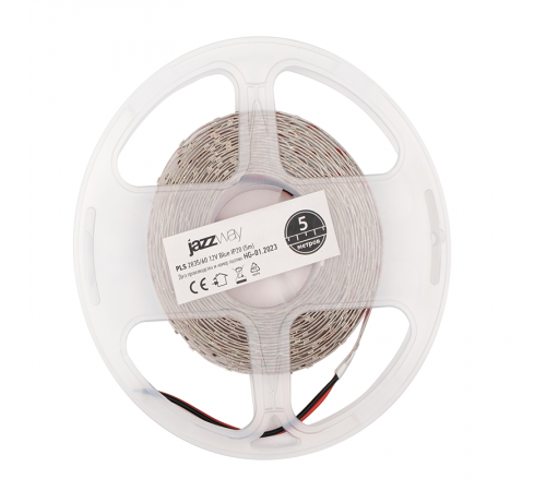 Лента светодиодная LED PLS 2835/60 6Вт 12В синий IP20 5м  2858955  Jazzway