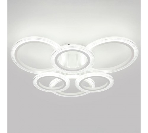 Светильник потолочный светодиодный  Модерн Ring CLL-1-90-RC WH с ДУ 90W 3000-6500К белый  Б0069749  ЭРА