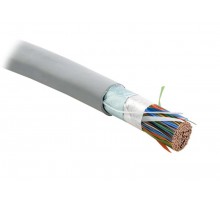 Кабель витая пара FUTP100-C3-S24-IN-LSZH-GY экран.F/UTP,кат.3,100 пар(24AWG),одн.(solid),эк.-ф.,LSZH нг(С)-HF,-20°C- +60°C,сер.  47355  Hyperline