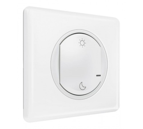Выключатель Умный беспроводной сценарный Celiane "День/Ночь" рамка бел. глянец; бел. Netatmo  064884  Legrand