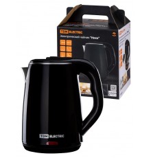 Электрический чайник "Ника", нержавеющая сталь / пластик, 1,8 л, 1800 Вт, черный,  SQ4001-0003  TDM
