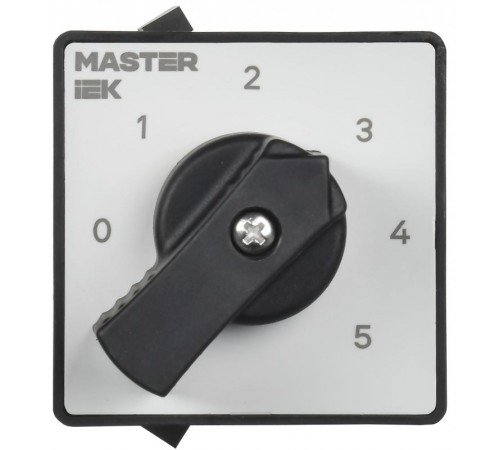 Переключатель кулачковый стандартная рукоятка 10А схема 110  MI-CS10-010-110  IEK