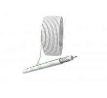 ЭРА Кабель коаксиальный SAT 703 B,75 Ом, CCS/(оплётка Al, 75%), PVC,цвет белый, бухта 10 м  Б0044609  ЭРА