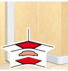 Угол внутренний для к/к 50*150 переменный от 80° до 100° DLP  010606  Legrand