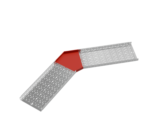 Угол горизонтальный 45 гр. 50х400 мм "ПЛЮС" HD  GLplus45-50-400 HD   КМ-профиль