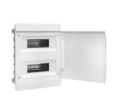 Щит распределительный ЩРВ-П-24 (пром. упаковка) белая дверца IP41 Basic  pb-v-24w-bas  EKF