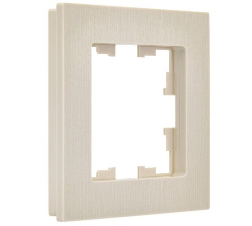 BRITE Рамка 1-ая РУ-1-Бр бежевый рифленый  BR-M12-51-K10  IEK