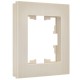 BRITE Рамка 1-ая РУ-1-Бр бежевый рифленый  BR-M12-51-K10  IEK