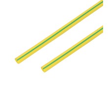 Термоусадка 8,0 / 4,0 мм, желто-зеленая (1м)  20-8007  REXANT