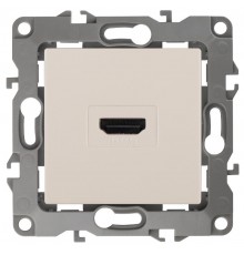 Розетка HDMI 12-3114-02  ,  слоновая кость  Б0027482  ЭРА