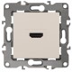 Розетка HDMI 12-3114-02  ,  слоновая кость  Б0027482  ЭРА