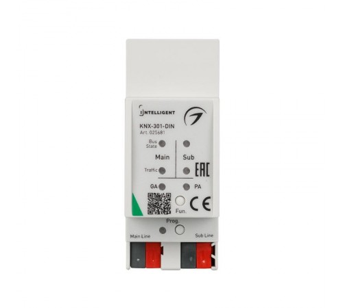INTELLIGENT ARLIGHT Шинный соединитель KNX-301-DIN (BUS)  025681  Arlight
