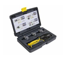 Набор в пласт. кейсе из пресс-клещей 220мм и 4 быстросм. матрицы, Тип ABCD, ПК-22БМ+, SHTOK  376202  КЭАЗ