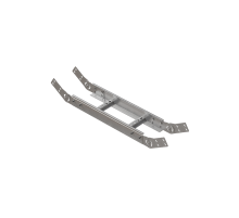 Вертикальный шарнирный угол 80х100х2,0 мм N  LSHL80-100-2.0 N  КМ - профиль