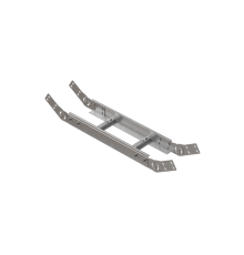 Вертикальный шарнирный угол 80х200х1,2 мм HD N  LSHL80-200-1.2 HD N  КМ - профиль