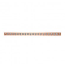 Главная заземляющая шина с изоляторами на 20 подключений ГЗШ-20 Сu gc-e2020EKF