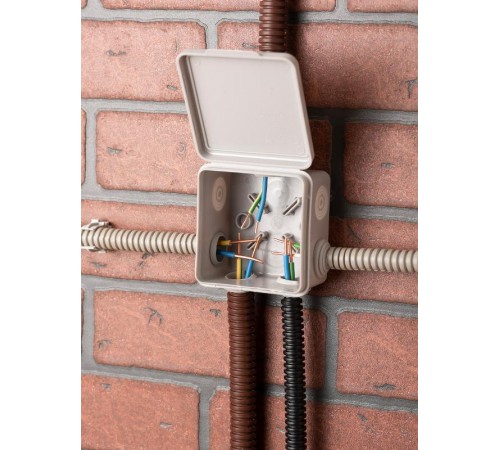 Коробка распределительная КМР-030-031 с крышкой наружная (85х85х40) 8 мембранных вводов IP54 EKF PROxima  plc-kmr-030-031  EKF