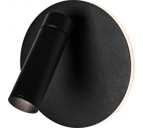 Подсветка декоративная настенная светодиодная  EDGAR WL55 BK для интерьера COB 5Вт/SMD 7Вт 4000К черный IP20   Б0062917  ЭРА