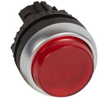 Головка с пружинным возвратом  22,3 - Osmoz - для комплектации - с подсветкой - с выступающим толкателем - красный  024011  Legrand
