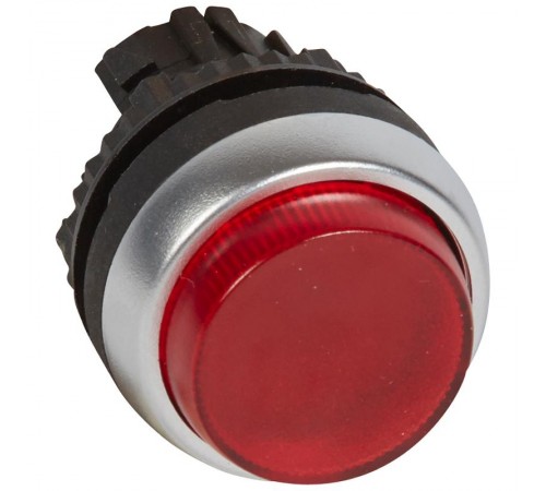 Головка с пружинным возвратом  22,3 - Osmoz - для комплектации - с подсветкой - с выступающим толкателем - красный  024011  Legrand