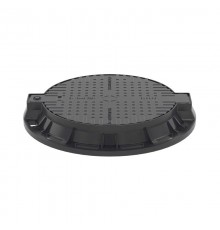 Люк чугунный тяжелый тип С250 по ГОСТ 3634-2019, с запорным устройствоми уплотняющей прокладкой  600250C  DKC