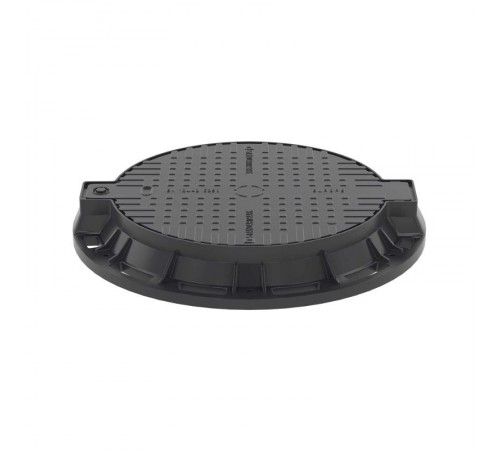 Люк чугунный тяжелый тип С250 по ГОСТ 3634-2019, с запорным устройствоми уплотняющей прокладкой  600250C  DKC