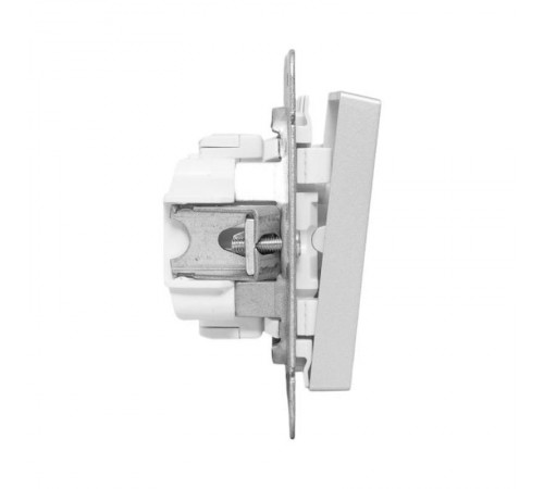 Механизм выключателя, одноклавишный, перекрёстный, алюминий Эпика EKF  UP1-SWA-12  EKF