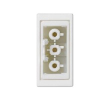 Simon Connect Коннектор гнездовой ("мама") 3-х проводные, СБСП, белый  K121B-9  Simon