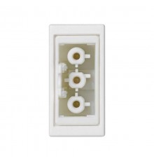 Simon Connect Коннектор гнездовой ("мама") 3-х проводные, СБСП, белый  K121B-9  Simon