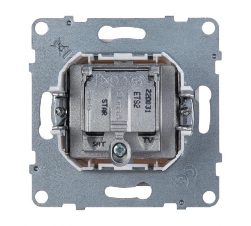 SUNO Розетка TV-SAT двухкабельная. Цвет "Белый"  721171  Legrand