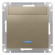 AtlasDesign Шампань Выключатель карточный, механизм  ATN000567  SE