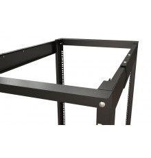 ORK2A-2768-RAL9005 Открытая стойка 19-дюймовая (19"), 27U, высота 1401 мм, двухрамная, ширина 550 мм, глубина  600-850 мм  459603  Hyperline