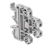 Колодка клеммная двойная JXB-4/35 тип L серая EKF PROxima  plc-jxb-2-4/35L-gy  EKF