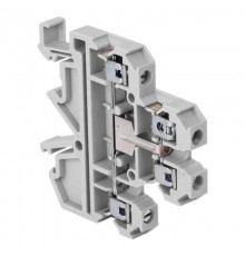Колодка клеммная двойная JXB-4/35 тип L серая EKF PROxima  plc-jxb-2-4/35L-gy  EKF