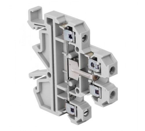 Колодка клеммная двойная JXB-4/35 тип L серая EKF PROxima  plc-jxb-2-4/35L-gy  EKF