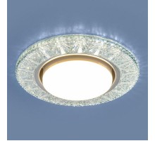 Светильник точечный встраиваемый 3022 GX53 CL прозрачный  a037066  Elektrostandard