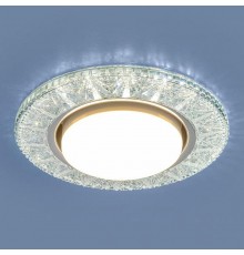 Светильник точечный встраиваемый 3022 GX53 CL прозрачный  a037066  Elektrostandard