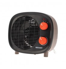 Тепловентилятор электрический настольный 2кВт, черный  60-0034  REXANT