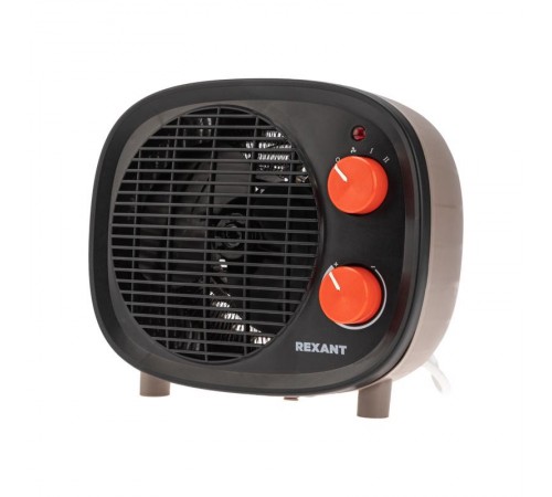 Тепловентилятор электрический настольный 2кВт, черный  60-0034  REXANT
