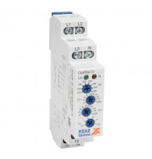 Реле контроля фаз OptiRel D PHS-3-1M-04-PN-1 повышенного/пониженного 3Ф+N 1СО  331985  КЭАЗ